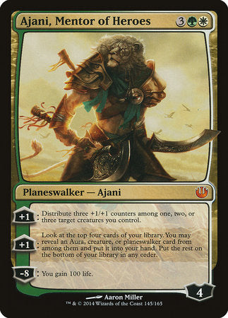 Ajani, Mentor of Heroes [Journey into Nyx]