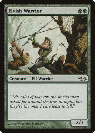 Elvish Warrior [Duel Decks: Elves vs. Goblins]