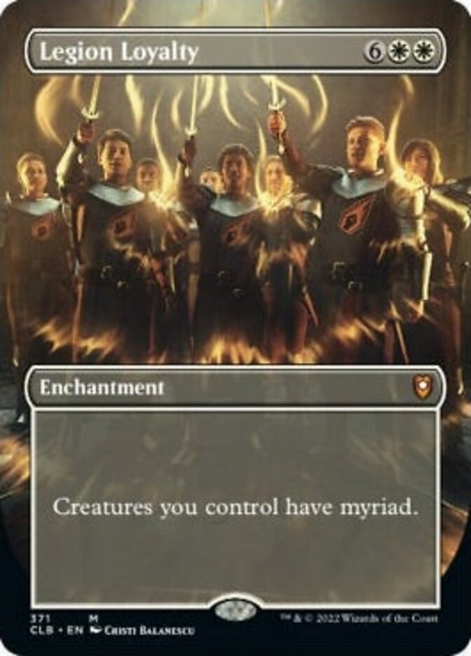 Legion Loyalty (Borderless Alternate Art) [Commander Legends: Battle for Baldur's Gate]