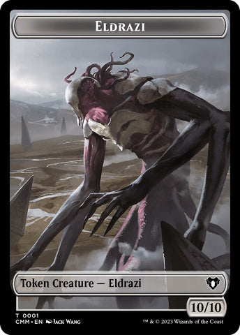 Eldrazi // Dragon (0021) Double-Sided Token [Commander Masters Tokens]