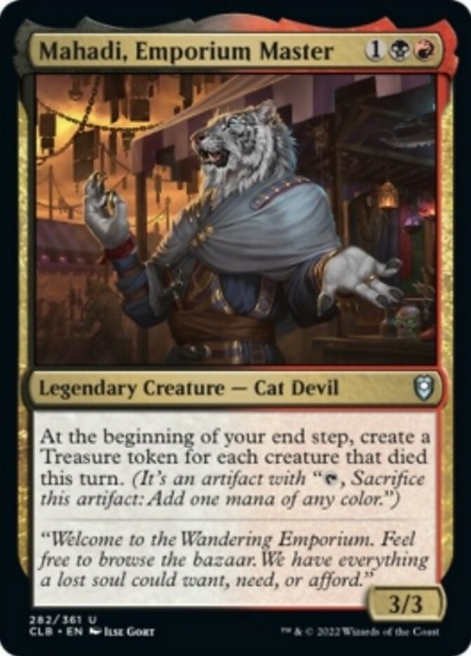 Mahadi, Emporium Master [Commander Legends: Battle for Baldur's Gate]