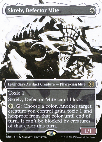 Skrelv, Defector Mite (Borderless Ichor) [Phyrexia: All Will Be One]