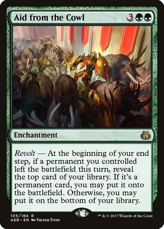 Aid from the Cowl [Aether Revolt]