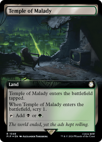 Temple of Malady (Extended Art) (Surge Foil) [Fallout]