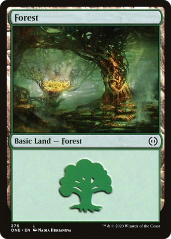Forest (276) [Phyrexia: All Will Be One]