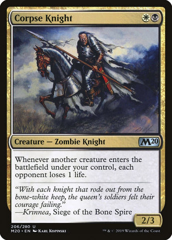 Corpse Knight (2/3 Misprint) [Core Set 2020]