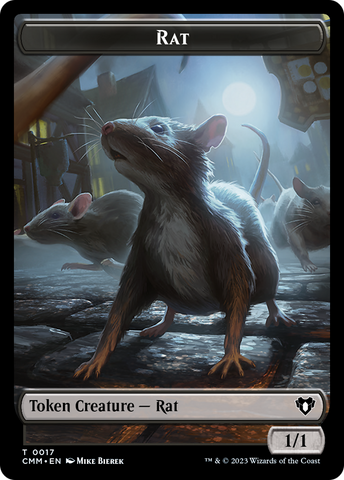 Rat Token [Commander Masters Tokens]
