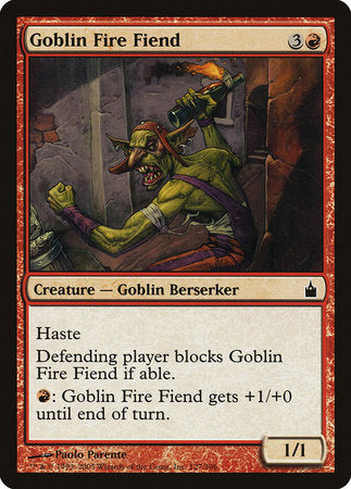 Goblin Fire Fiend [Ravnica: City of Guilds]