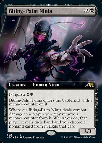 Biting-Palm Ninja (Extended) [Kamigawa: Neon Dynasty]