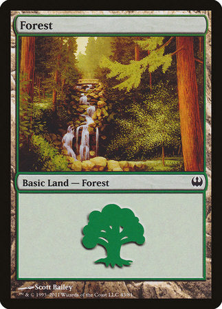 Forest (43) [Duel Decks: Knights vs. Dragons]