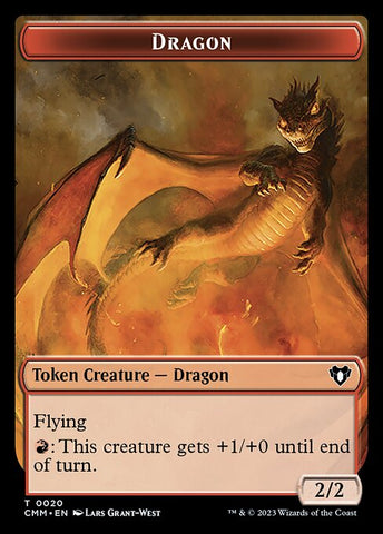 Eldrazi // Dragon (0020) Double-Sided Token [Commander Masters Tokens]