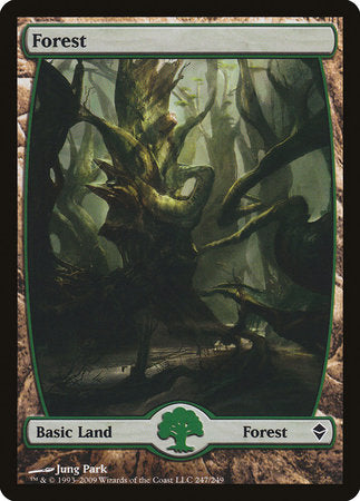 Forest (247) - Full Art [Zendikar]