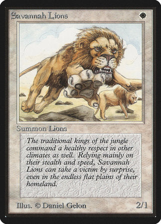 Savannah Lions [Limited Edition Beta]