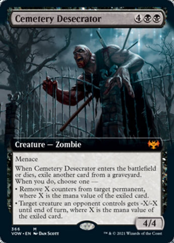 Cemetery Desecrator (Extended) [Innistrad: Crimson Vow]