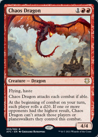 Chaos Dragon [Dungeons & Dragons: Adventures in the Forgotten Realms Commander]