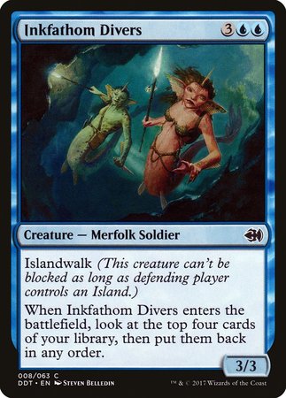 Inkfathom Divers [Duel Decks: Merfolk vs. Goblins]