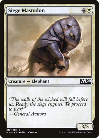 Siege Mastodon [Core Set 2020]