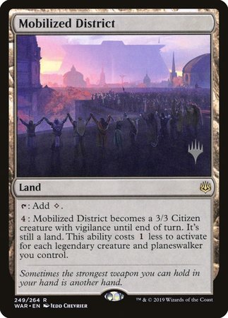 Mobilized District [War of the Spark Promo Pack]