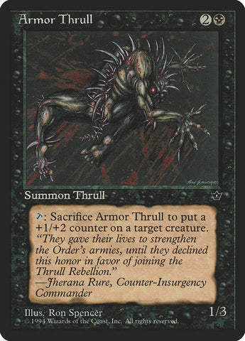 Armor Thrull (Ron Spencer) [Fallen Empires]