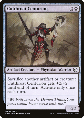 Cutthroat Centurion [Phyrexia: All Will Be One]