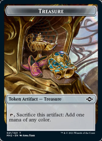 Treasure Token (#21) [Modern Horizons 2 Tokens]