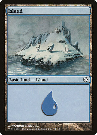 Island (374) [Coldsnap Theme Decks]