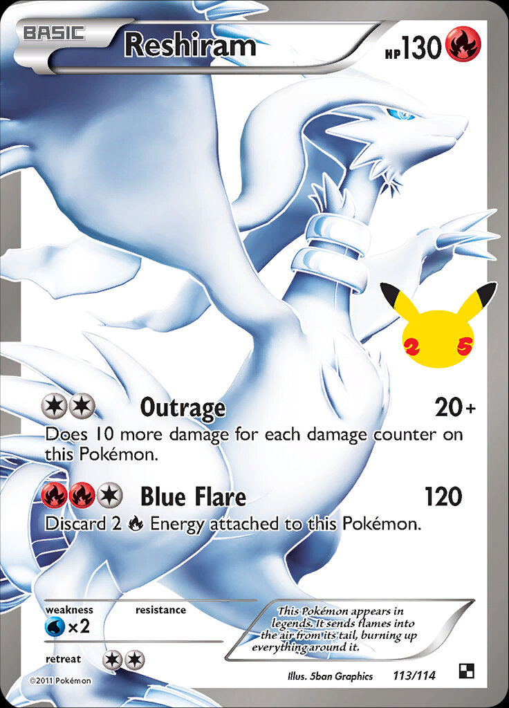 Reshiram (113/114) [Celebrations: 25th Anniversary - Classic Collectio