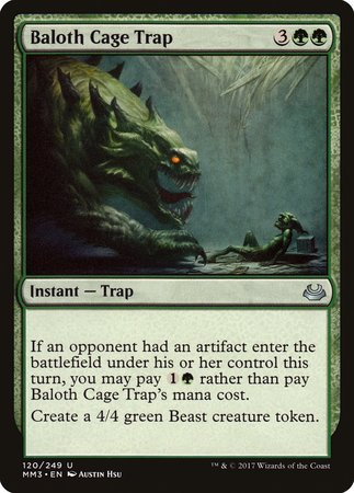 Baloth Cage Trap [Modern Masters 2017]
