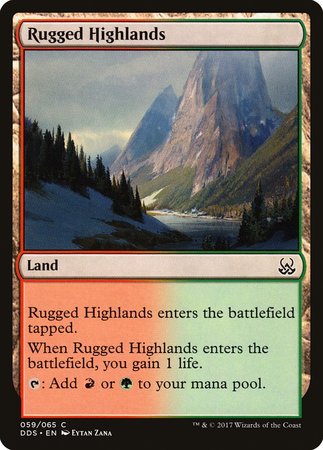 Rugged Highlands [Duel Decks: Mind vs. Might]