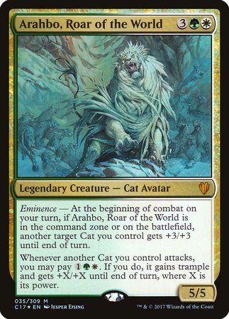 Arahbo, Roar of the World [Commander 2017]