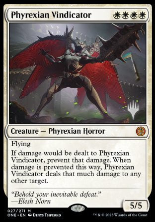 Phyrexian Vindicator (Promo Pack) [Phyrexia: All Will Be One Promos]