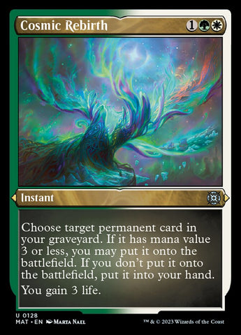 Cosmic Rebirth (Foil Etched) [March of the Machine: The Aftermath]