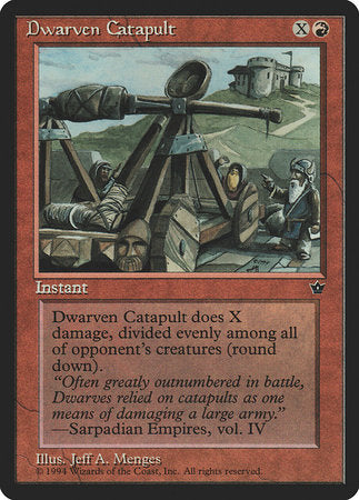 Dwarven Catapult [Fallen Empires]