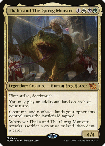 Thalia and The Gitrog Monster (Promo Pack) [March of the Machine Promos]