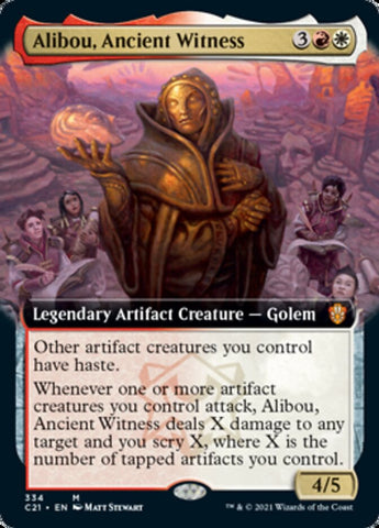 Alibou, Ancient Witness (Extended) [Commander 2021]