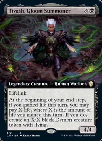 Tivash, Gloom Summoner (Extended) [Commander 2021]