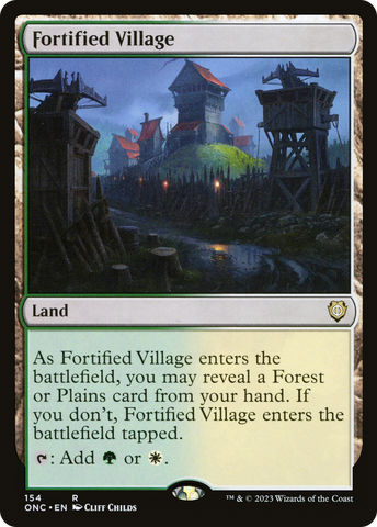Fortified Village [Phyrexia: All Will Be One Commander]