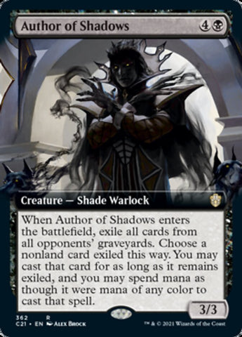 Author of Shadows (Extended) [Commander 2021]