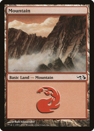 Mountain (61) [Duel Decks: Elves vs. Goblins]