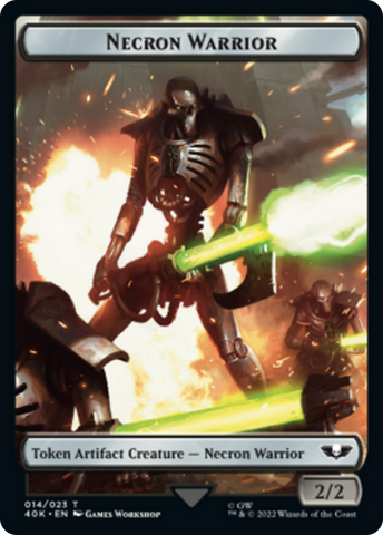 Necron Warrior // Insect [Universes Beyond: Warhammer 40,000 Tokens]