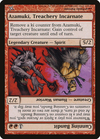 Cunning Bandit // Azamuki, Treachery Incarnate [Betrayers of Kamigawa]