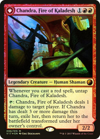 Chandra, Fire of Kaladesh // Chandra, Roaring Flame [From the Vault: Transform]