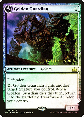 Golden Guardian [Rivals of Ixalan Promos]