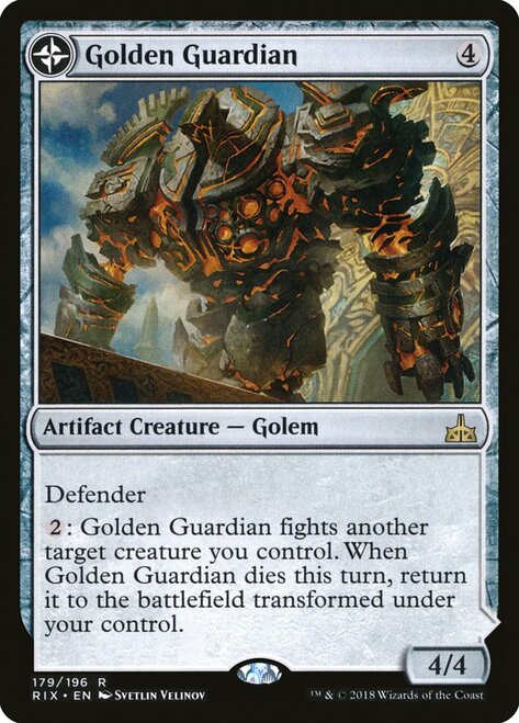 Golden Guardian [Rivals of Ixalan]