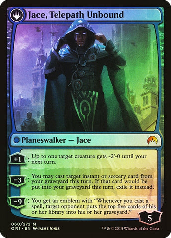 Jace, Vryn's Prodigy // Jace, Telepath Unbound [Magic Origins Promos]