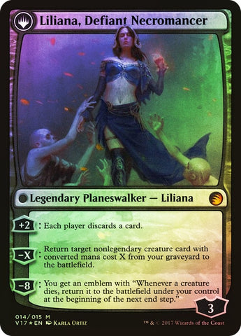 Liliana, Heretical Healer // Liliana, Defiant Necromancer [From the Vault: Transform]