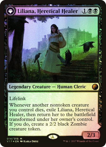 Liliana, Heretical Healer // Liliana, Defiant Necromancer [From the Vault: Transform]