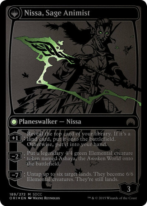 Nissa, Vastwood Seer // Nissa, Sage Animist SDCC 2015 EXCLUSIVE [San Diego Comic-Con 2015]