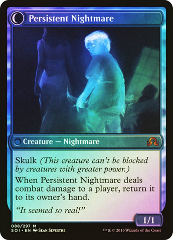 Startled Awake // Persistent Nightmare [Shadows over Innistrad Prerelease Promos]