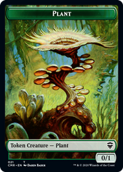 Illusion // Plant Double-sided Token [Commander Legends]